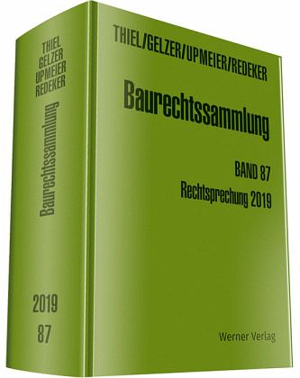 Baurechtssammlung Band 87 Baurechtssammlung Band 87