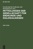 Mitteilungen der Gesellschaft für Erdkunde und Kolonialwesen. Heft 3/1912