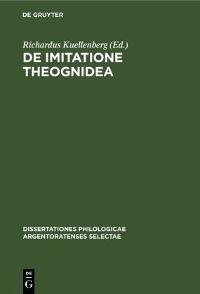 De Imitatione Theognidea De Imitatione Theognidea
