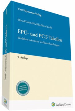 EPÜ- und PCT-Tabellen - Göhler, Karen;Renz, Christian;Teufel, Benjamin