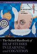 The Oxford Handbook of Deaf Studies in... - Bild 1