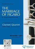 Bb Clarinet 1 part "The Marriage of Figaro" overture for Clarinet Quartet (fixed-layout eBook, ePUB)