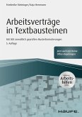 Arbeitsverträge in Textbausteinen - inkl. Arbeitshilfen online (eBook, PDF)