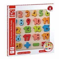 Hape Puzzle mit Zahlen & Rechensymbolen (Kinderpuzzle)