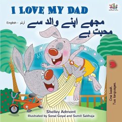 Cover I Love My Dad (English Urdu Bilingual Book for Kids)