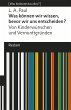 Was können wir wissen, bevor wir uns... - Bild 1