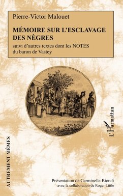 Cover Mémoire sur l'esclavage des nègres