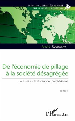De l'économie de pillage à la société désagrégée (Tome 1) - Rosowsky, André