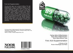 Folic Acid Supplementation - Azher Al-Mashhadane, Faehaa;Abdul Rhman Taqa, Amer;Azher Al-Mashhadane, Alyaa