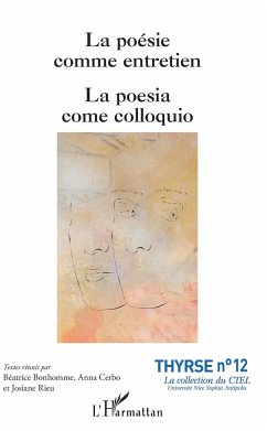 Cover La poésie comme entretien