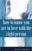 how to know you are in love with the right person (eBook, ePUB)