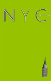 NYC Chrysler building chartruce grid style page notepad Michael Limited edition