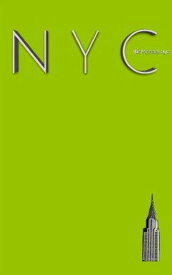 NYC Chrysler building chartruce grid style page notepad Michael Limited edition - Huhn, Michael