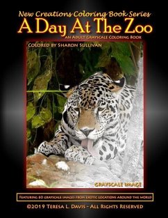 New Creations Coloring Book Series: A Day At The Zoo - Davis, Teresa