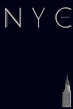 NYC Chrysler building midnight black grid style page notepad $ir Michael Limited edition - Huhn, Michael; Huhn, Michael