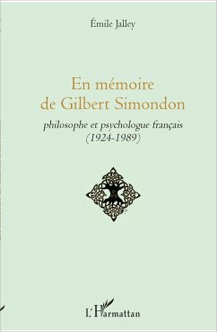En mémoire de Gilbert Simondon - Jalley, Emile