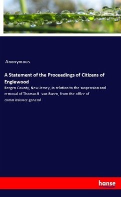 A Statement of the Proceedings of Citizens of Englewood - Anonymous