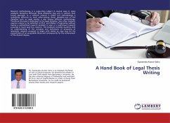 A Hand Book of Legal Thesis Writing - Sahu, Gyanendra Kumar