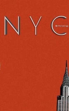NYC burnt orange $ir Michael designer grid journal - Huhn, Michael