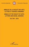 Annales de la faculté des arts, lettres et sciences humaines Vol XVII - 2016