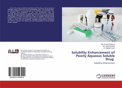 Solubility Enhancement of Poorly Aqueous Soluble Drug