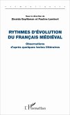 Rythmes d'évolution du français médiéval