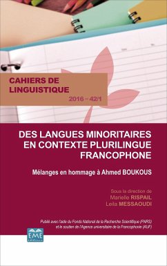 Langues minoritaires en contexte plurilingue francophone - Collectif