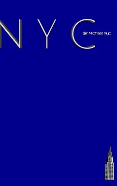 Cover NYC Chrysler building bright blue classic grid page notepad $ir Michael Limited edition