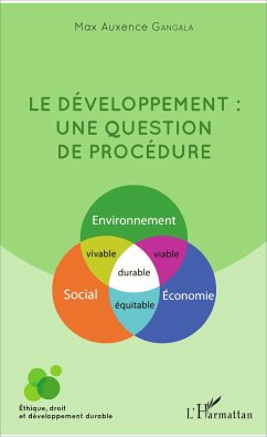 Le développement : une question de procédure - Gangala, Max Auxence