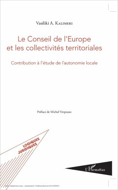 Le conseil de l'Europe et les collectivités territoriales - Kalimeri, Vasiliki