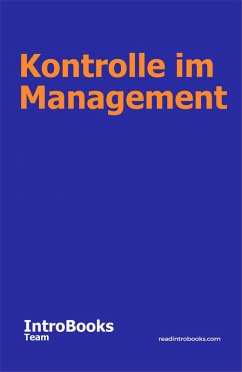 Cover Kontrolle im Management (eBook, ePUB)