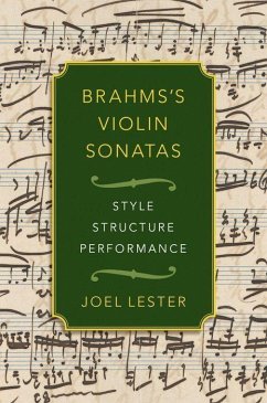Brahms's Violin Sonatas - Lester, Joel