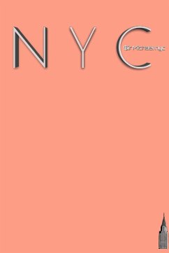 NYC Peach Chrysler building blank Journal $ir Michael designer edition - Huhn, Michael