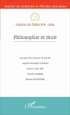 Philosophie et droit