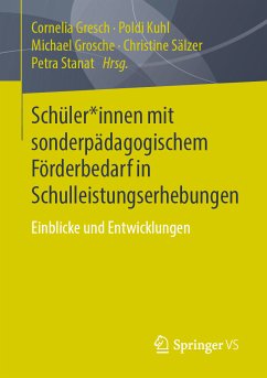 Schüler*innen mit sonderpädagogischem Förderbedarf in Schulleistungserhebungen (eBook, PDF)