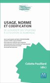 Usage, norme et codification