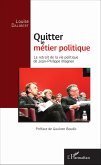 Quitter le métier politique