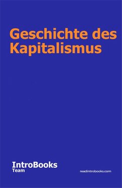 Cover Geschichte des Kapitalismus (eBook, ePUB)