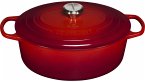 Le Creuset Signature Bräter oval 31 cm kirschrot