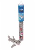 Plus-Plus® 9604240 - Shark/Hai, 100 Bausteine, Konstruktionsspielzeug, mehrfarbig