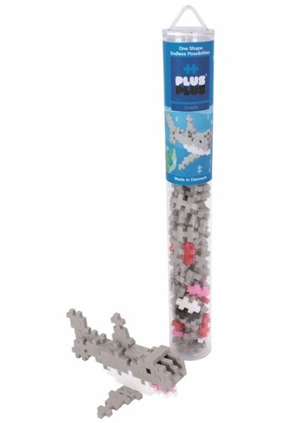 Plus-Plus® 9604240 - Shark/Hai, 100 Bausteine, Konstruktionsspielzeug, mehrfarbig Plus-Plus® 9604240 - Shark/Hai, 100 Bausteine, Konstruktionsspielzeug, mehrfarbig