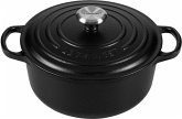 Le Creuset Signature Bräter rund 20 cm schwarz Le Creuset Signature Bräter rund 20 cm schwarz