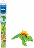 Plus-Plus® 9604238 - Spinoaurus, Tube, 100 Bausteine, Konstruktionsspielzeug, mehrfarbig