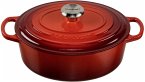 Le Creuset Signature Bräter oval 27 cm kirschrot