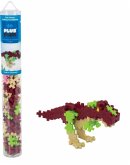 Plus-Plus® 9604200 - T-Rex, Tube, 100 Bausteine, Konstruktionsspielzeug, mehrfarbig