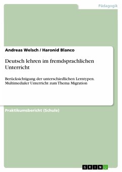 Deutsch lehren im fremdsprachlichen Unterricht (eBook, PDF) - Welsch, Andreas; Blanco, Haronid