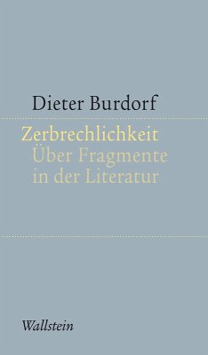 Zerbrechlichkeit (eBook, PDF) - Burdorf, Dieter