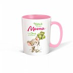 Trötsch Tasse weiß rosa &quote;Glück ist eine Mama wie dich zu haben&quote;