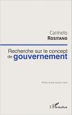 Recherche sur le concept de gouvernement