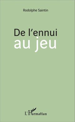Cover De l'ennui au jeu